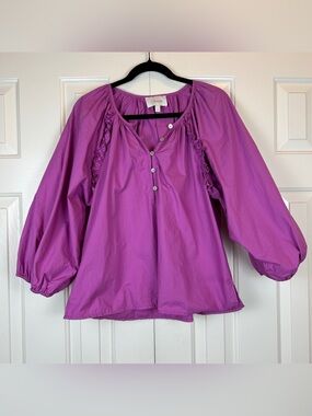 Cleobella Jess Puff Sleeve Organic Cotton Blouse
